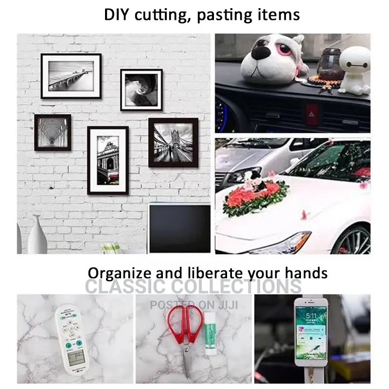 Double-Sided Adhesive Waterproof Multi-Purpose Sticker.