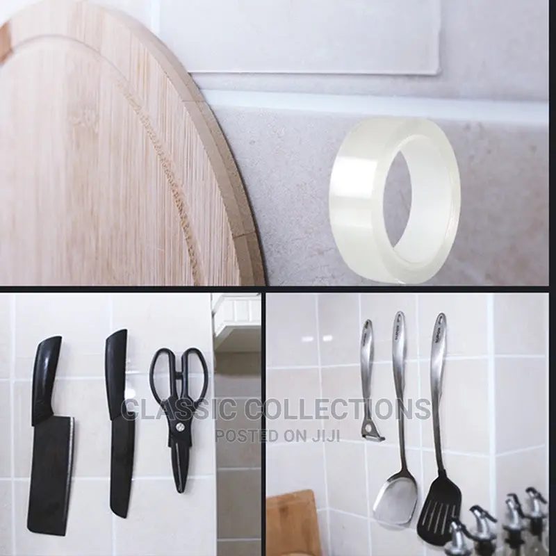 Double-Sided Adhesive Waterproof Multi-Purpose Sticker.