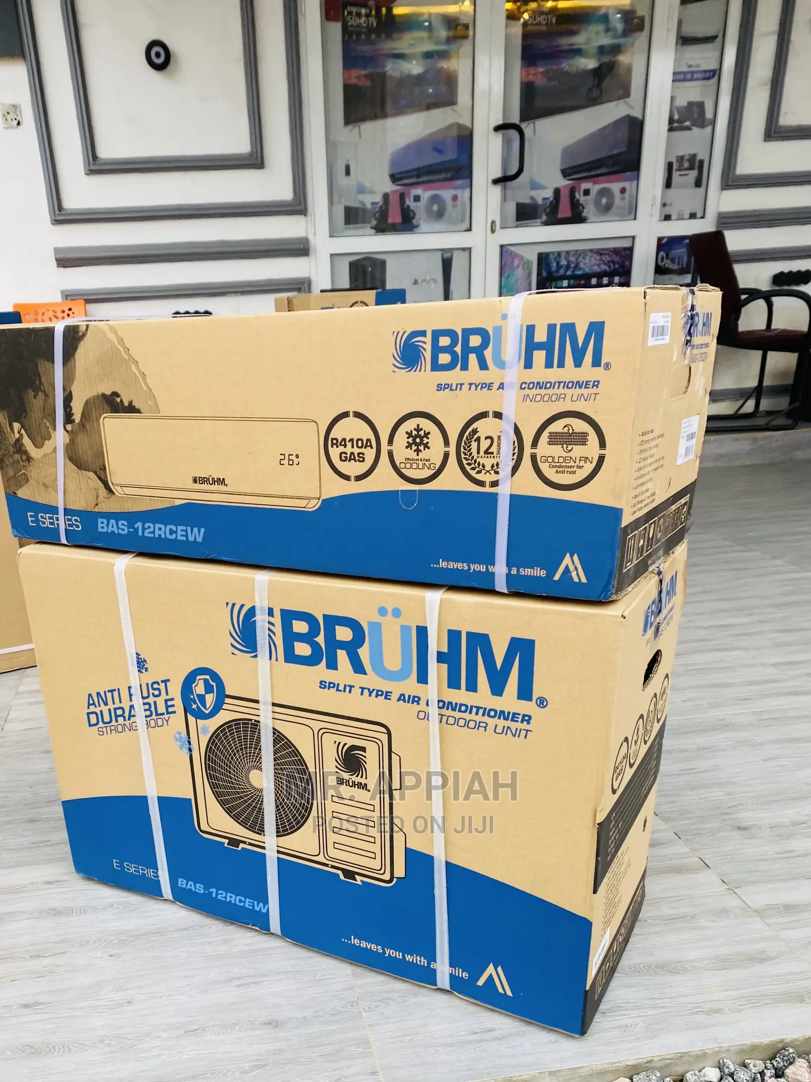 Durable Bruhm AC With Efficient Cooling Performance(White):