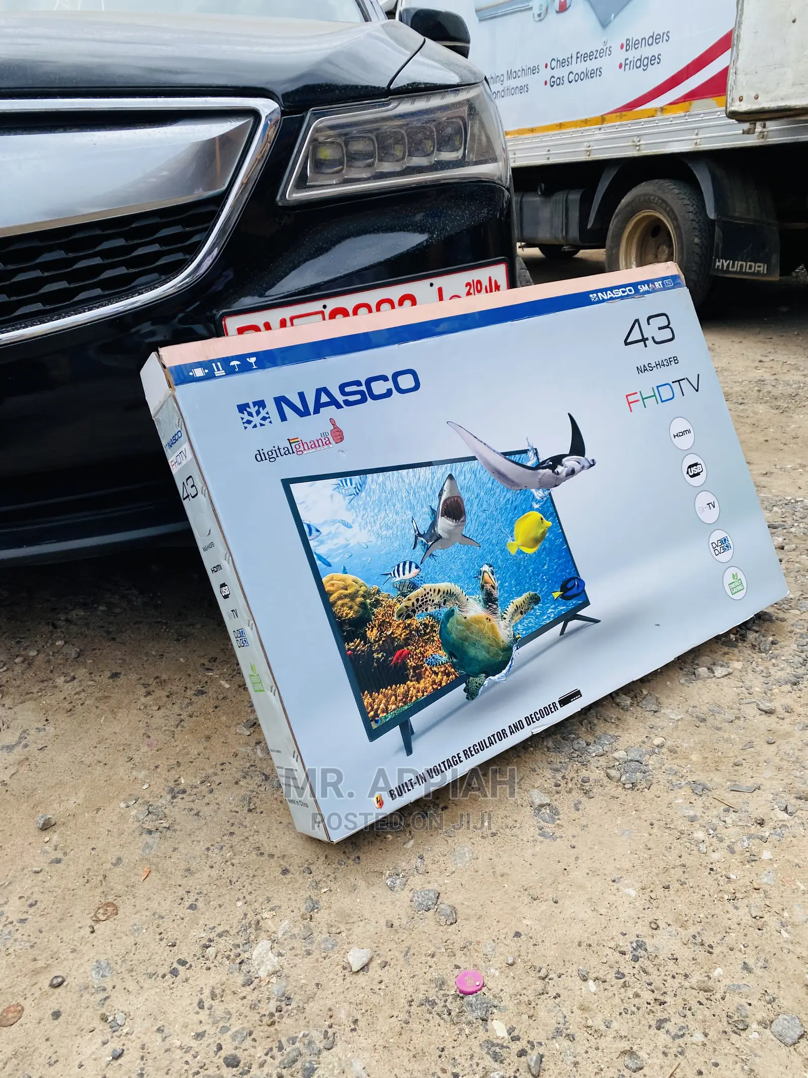(Nas-H43fb)Movie Night Got Better With Nasco43” Digital Tv,
