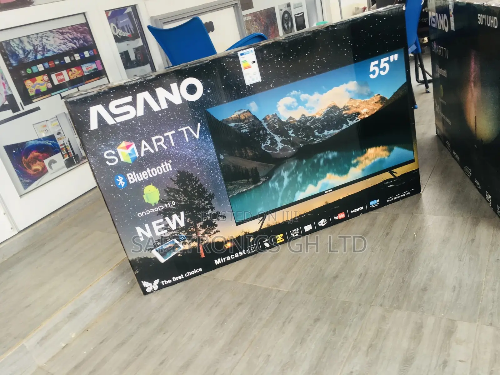 HDMI Asano 55 Inches Smart UHD Tv
