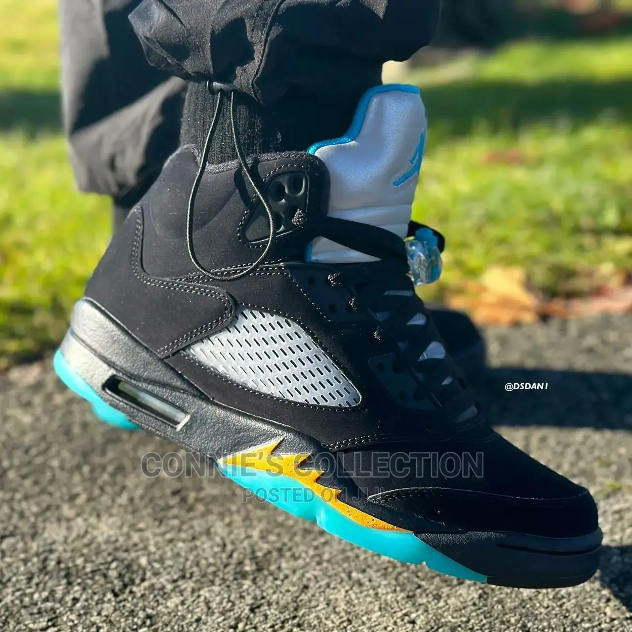 Air Jordon 5 Retro Aqua