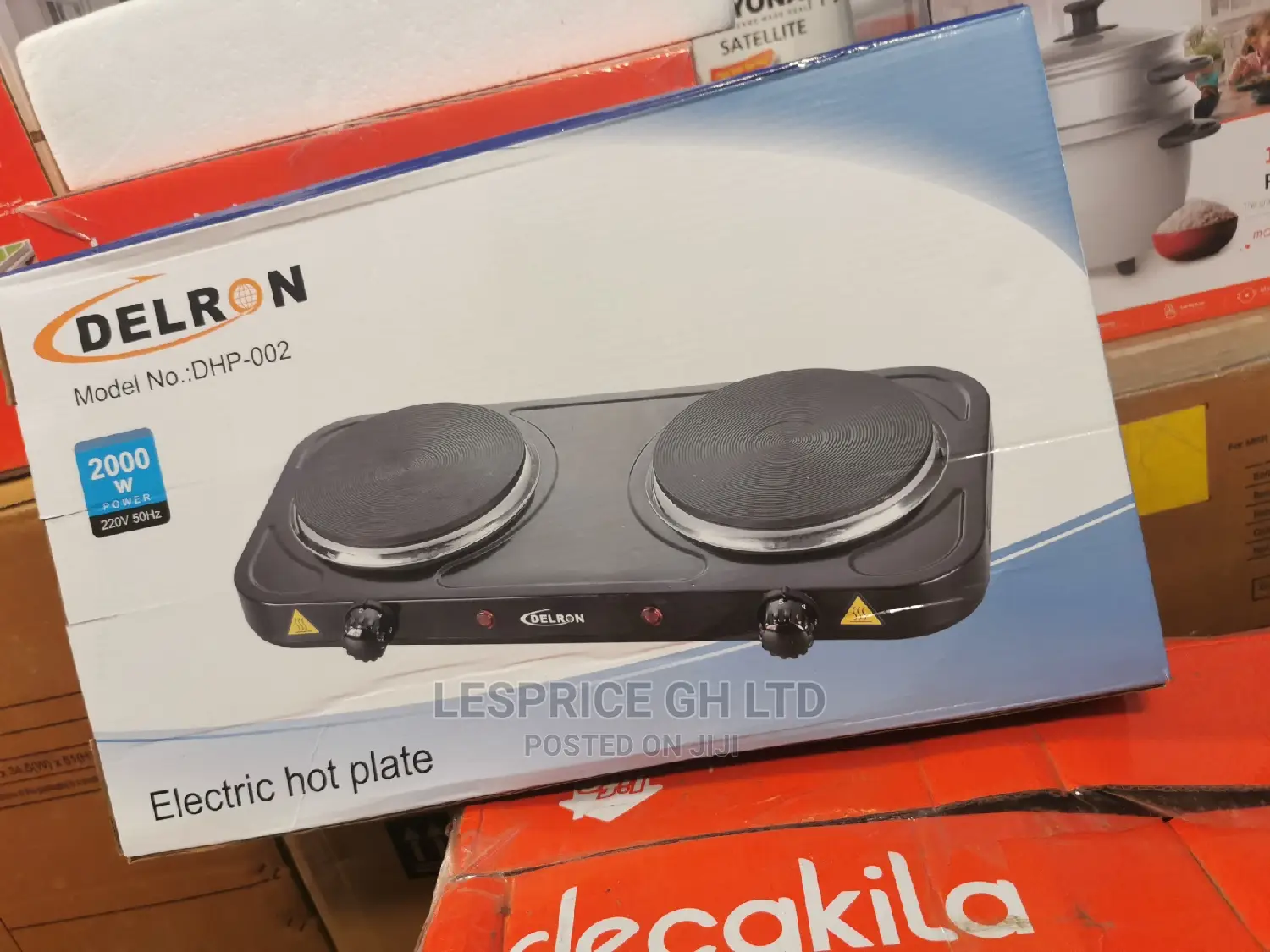 Delron DHP- 2 Burner Hot Plate – 2000W