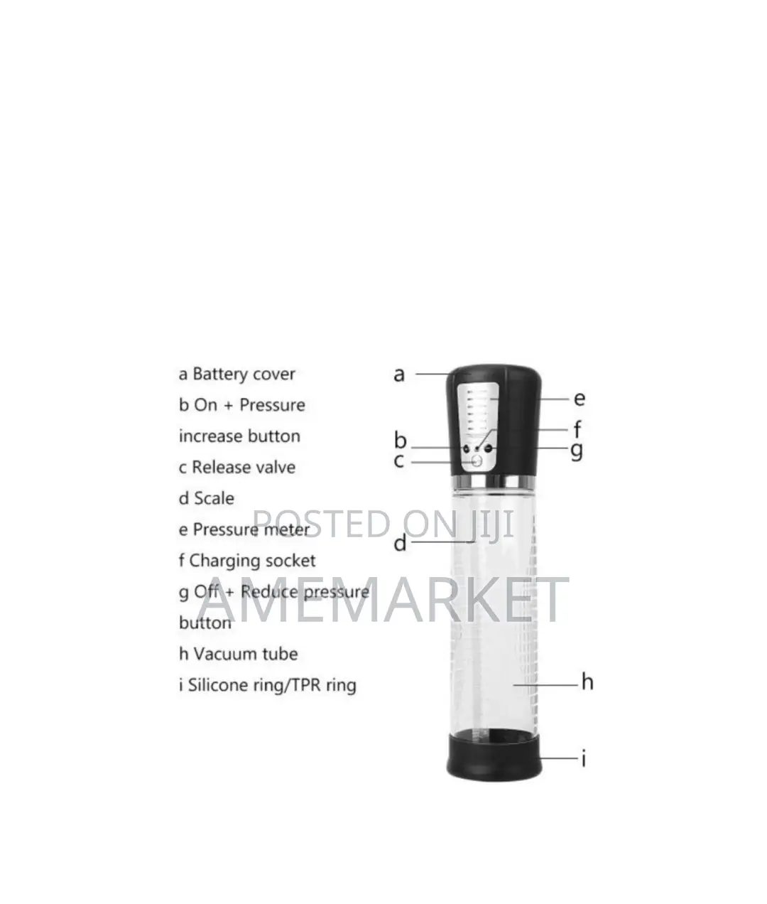 Rechargeable Penis Enlargement Vacuum Pump.