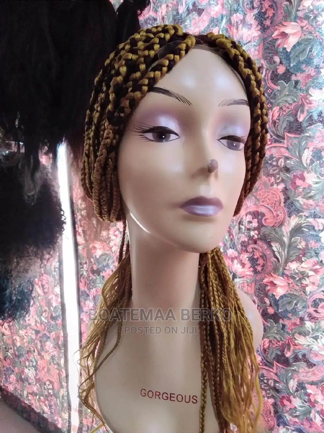 Gold Blonde Braided Wig Cap