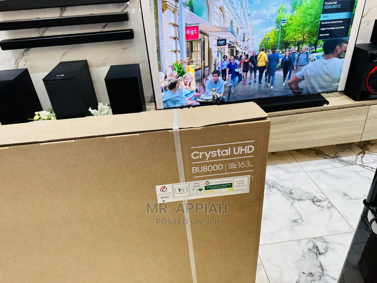Durable Affordable Samsung Crystal Clear Tv(65BU8072)65”.