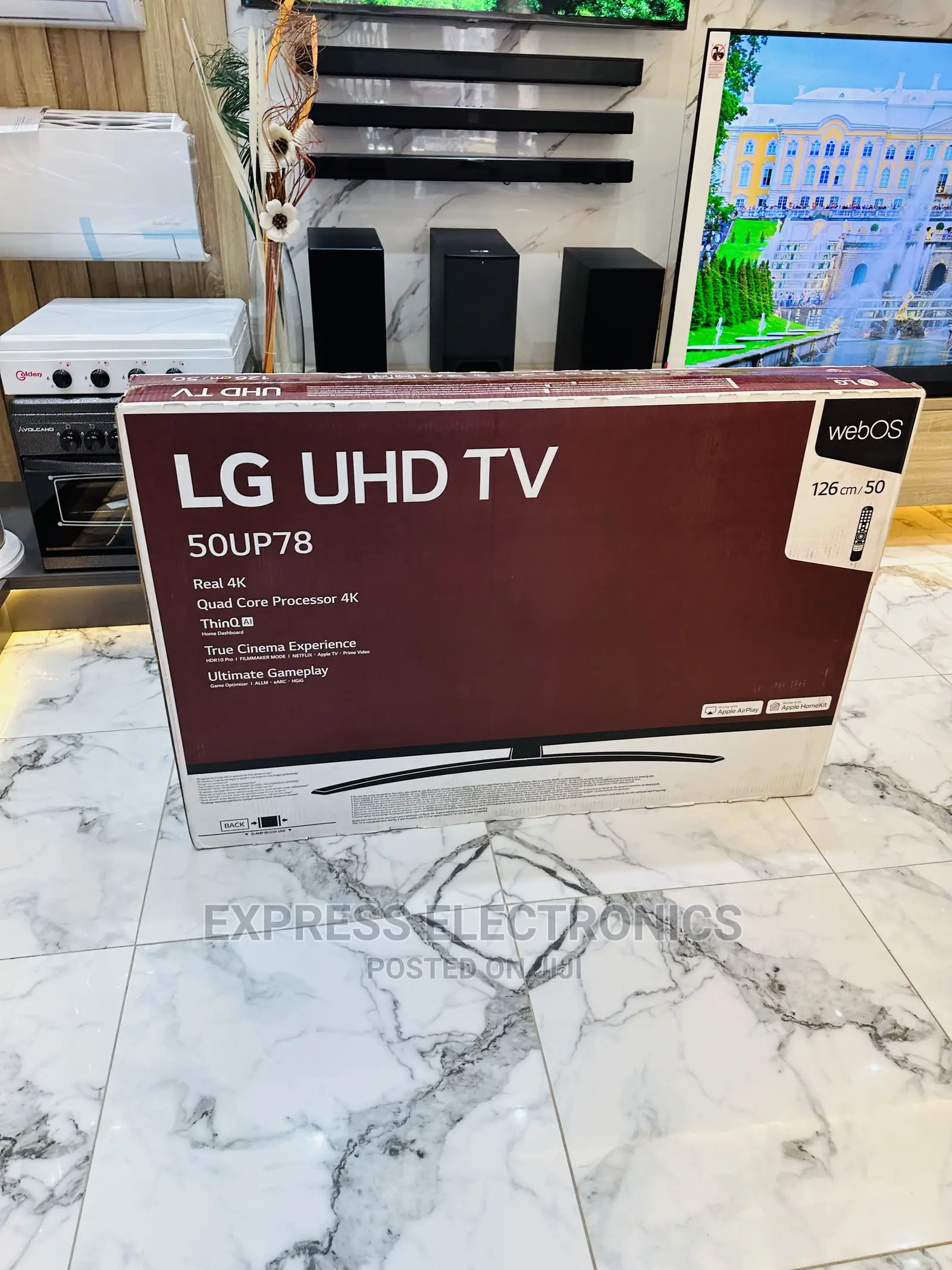 Vivid Rich  UHD Display LG Smart Up78 50”