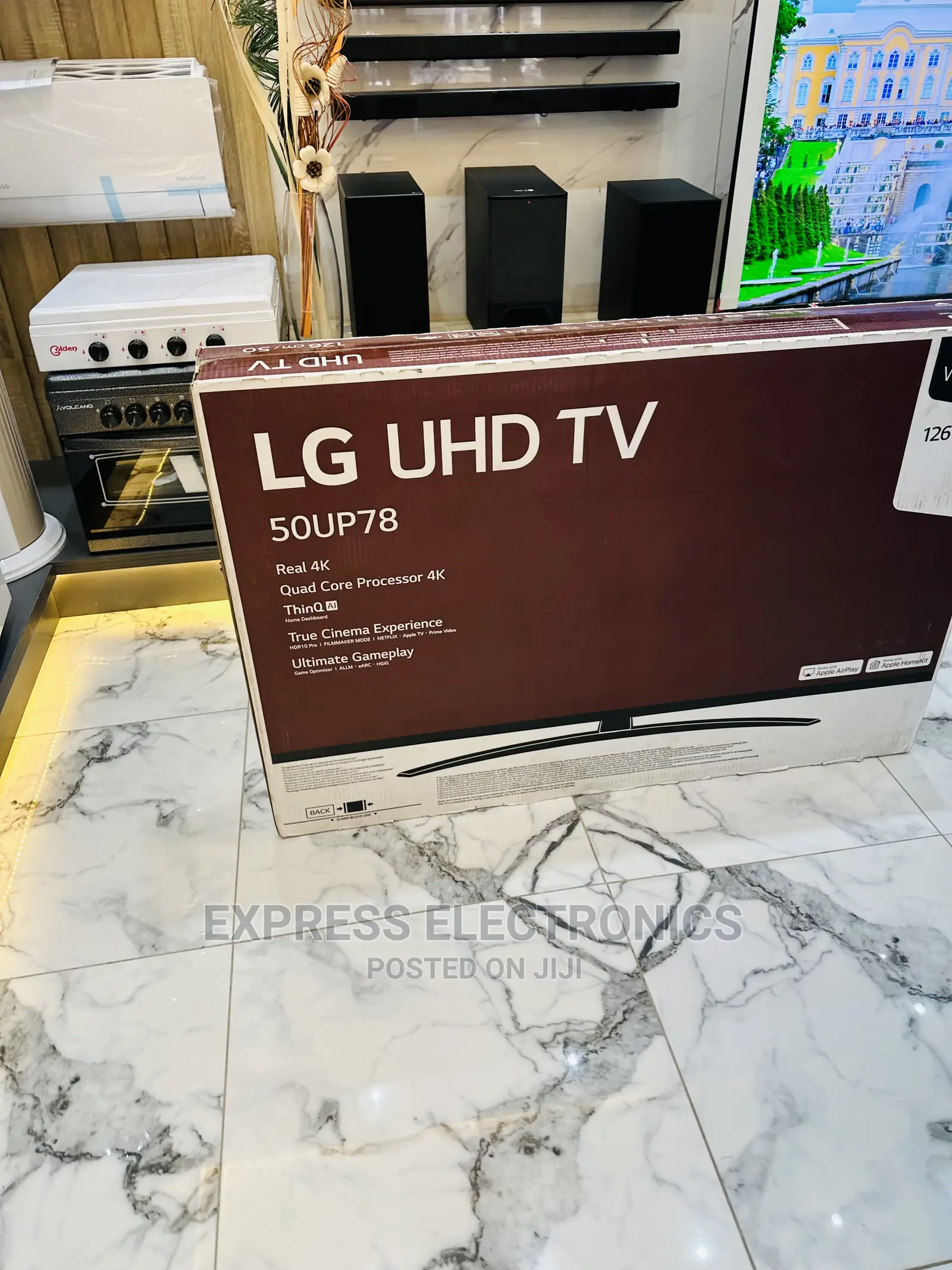 Vivid Rich  UHD Display LG Smart Up78 50”