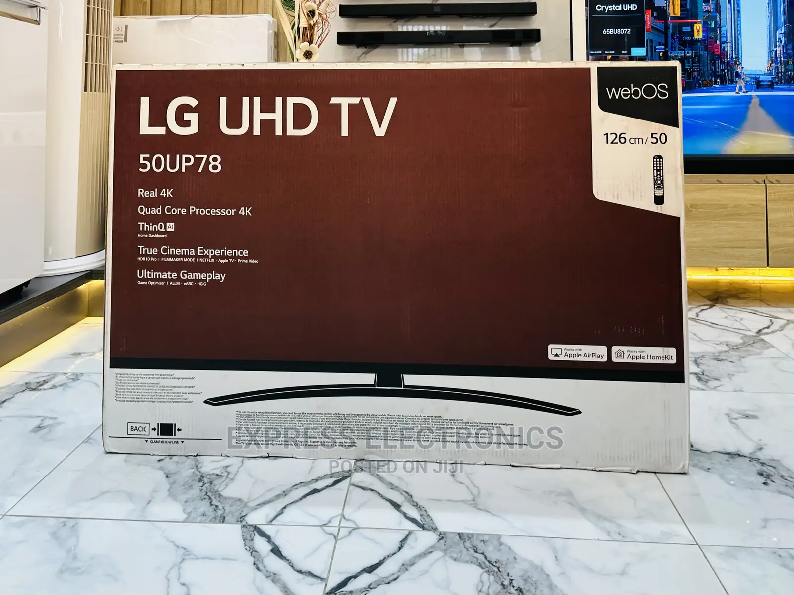High Quality Brightness  Sleek UHD Smart LED LG Up78 50”