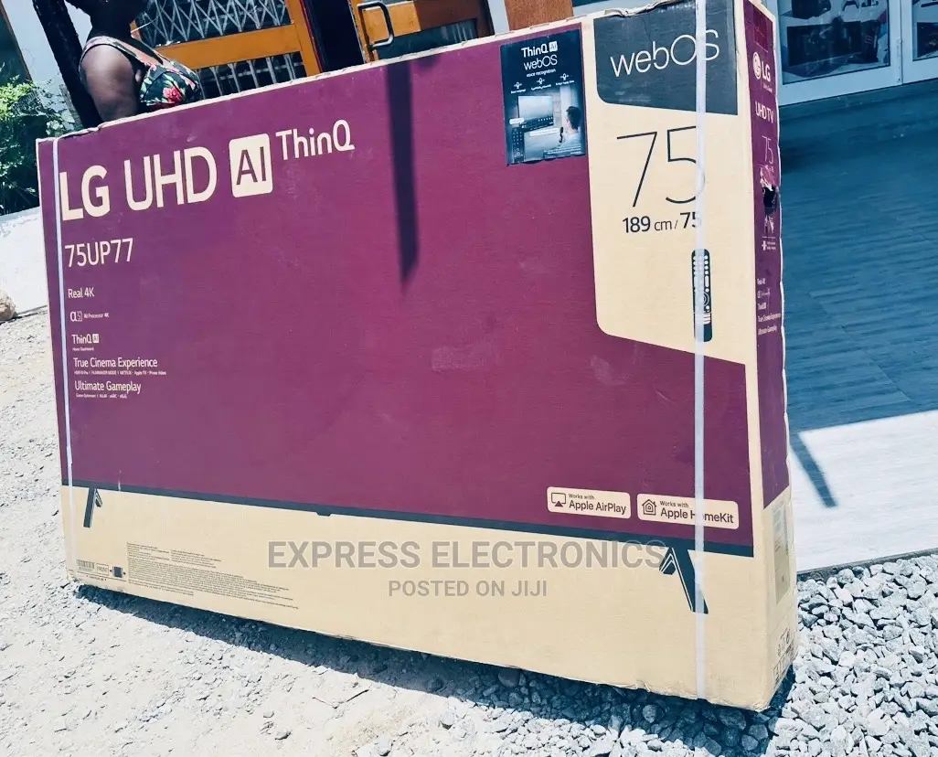 Realistic Shades and Hues UHD LG Smart 75”Up77