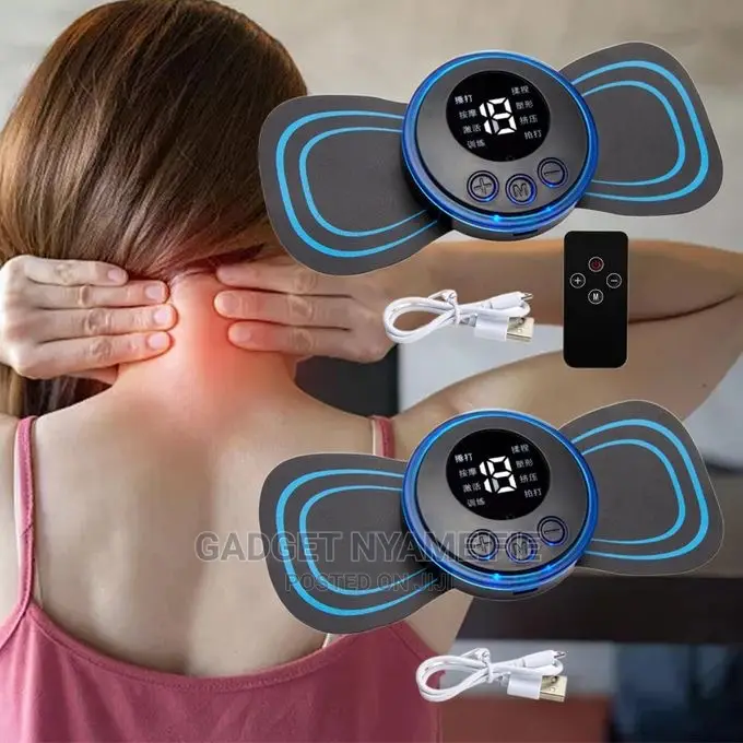 Mini Electric Neck Cervical Stickers Body Massage Patch