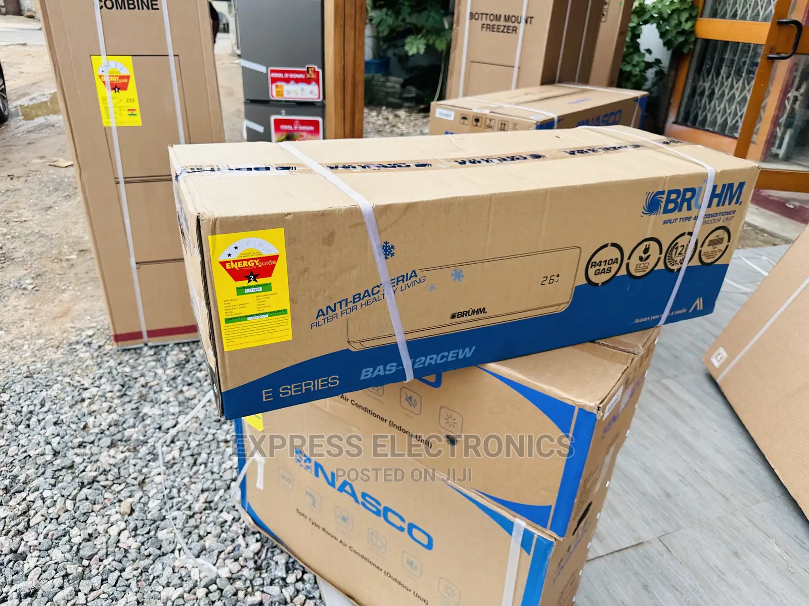 Wall Split R410 Gas Mounted 1.5hp Bruhm