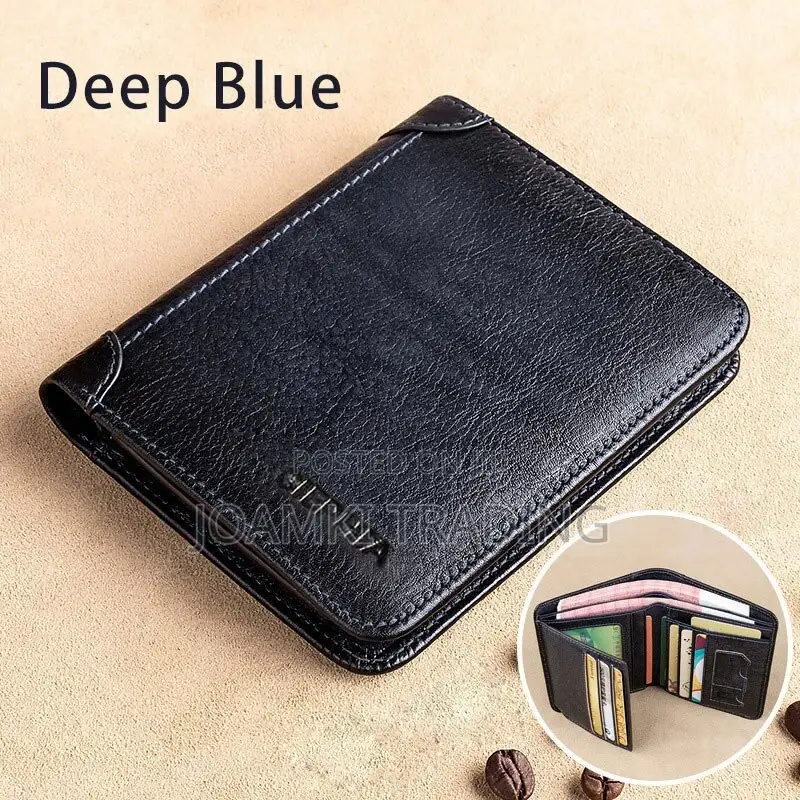Leather Wallet for Men Rfid Vintage Multi Function