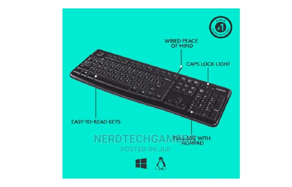 Logitech Wired Keyboard for Windows.