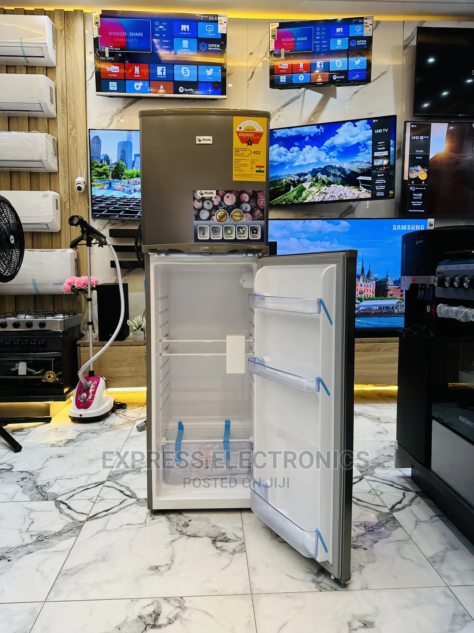 10gig Home of Quality Fridge Top Freezer Pearl 200B