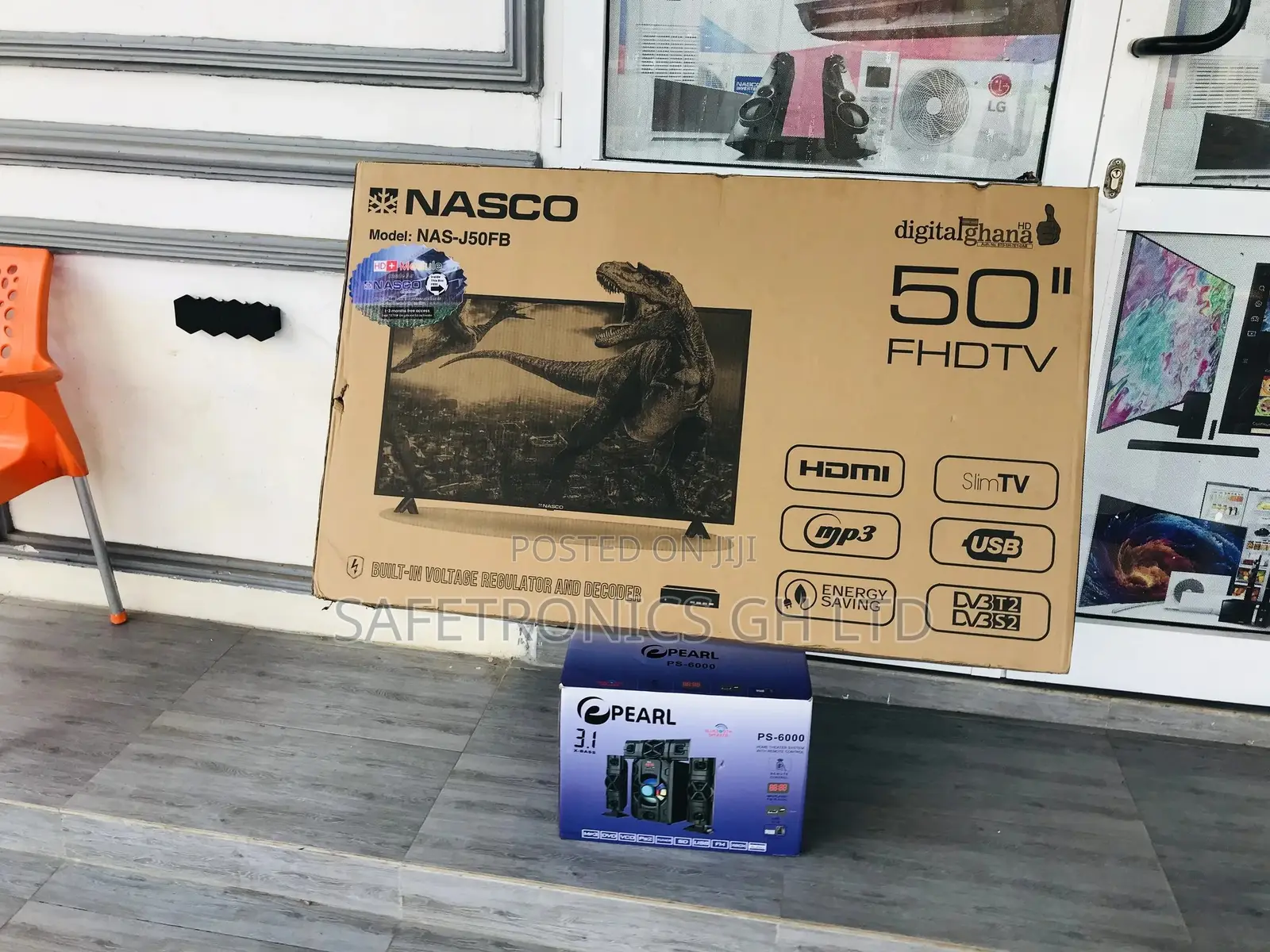 50 Inches LED Glossy Satellite Nasco FHD Tv 