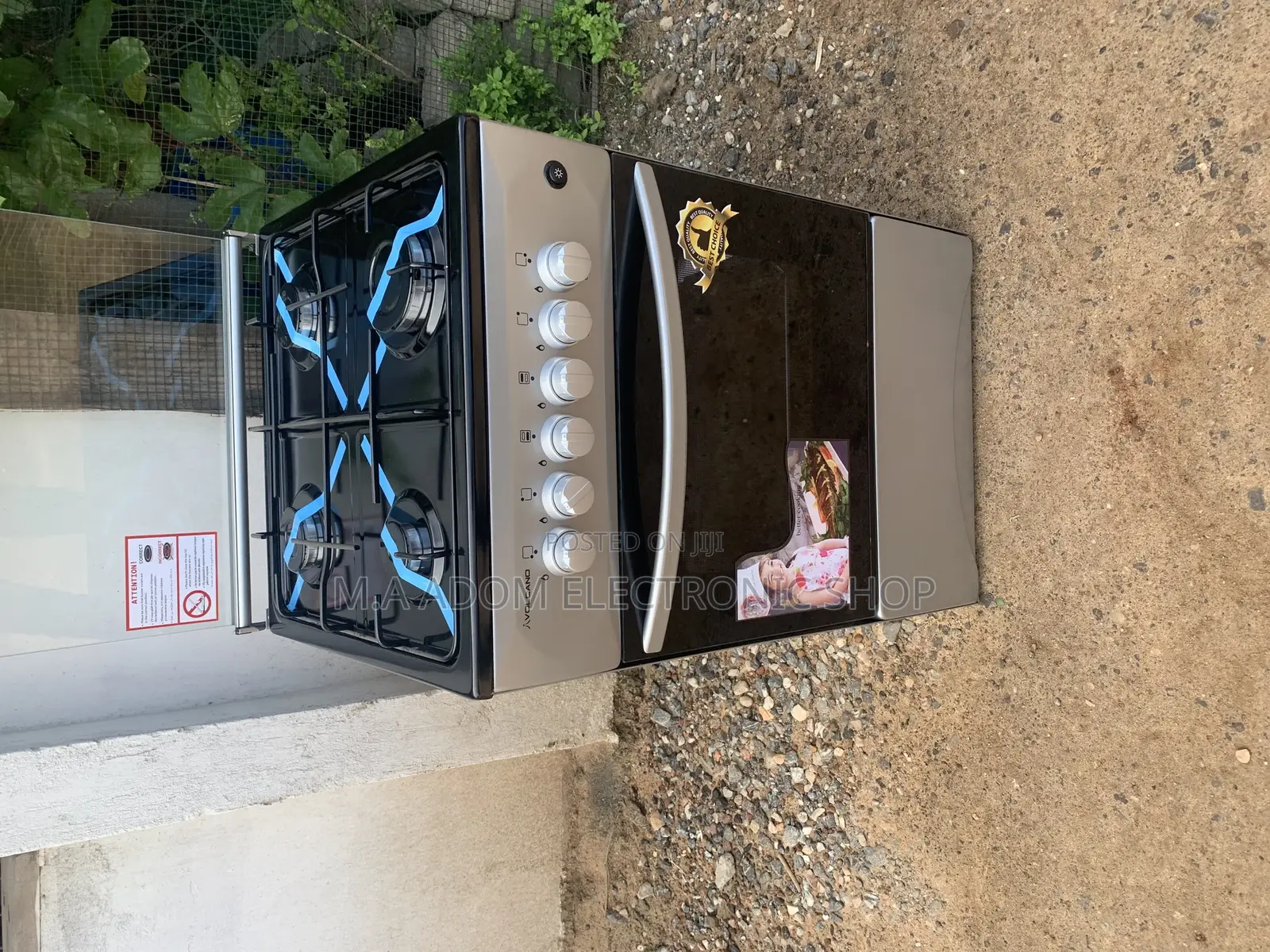 Find Volcano 5C.BR-GL 4 Burners 50x50 With Grill and Oven