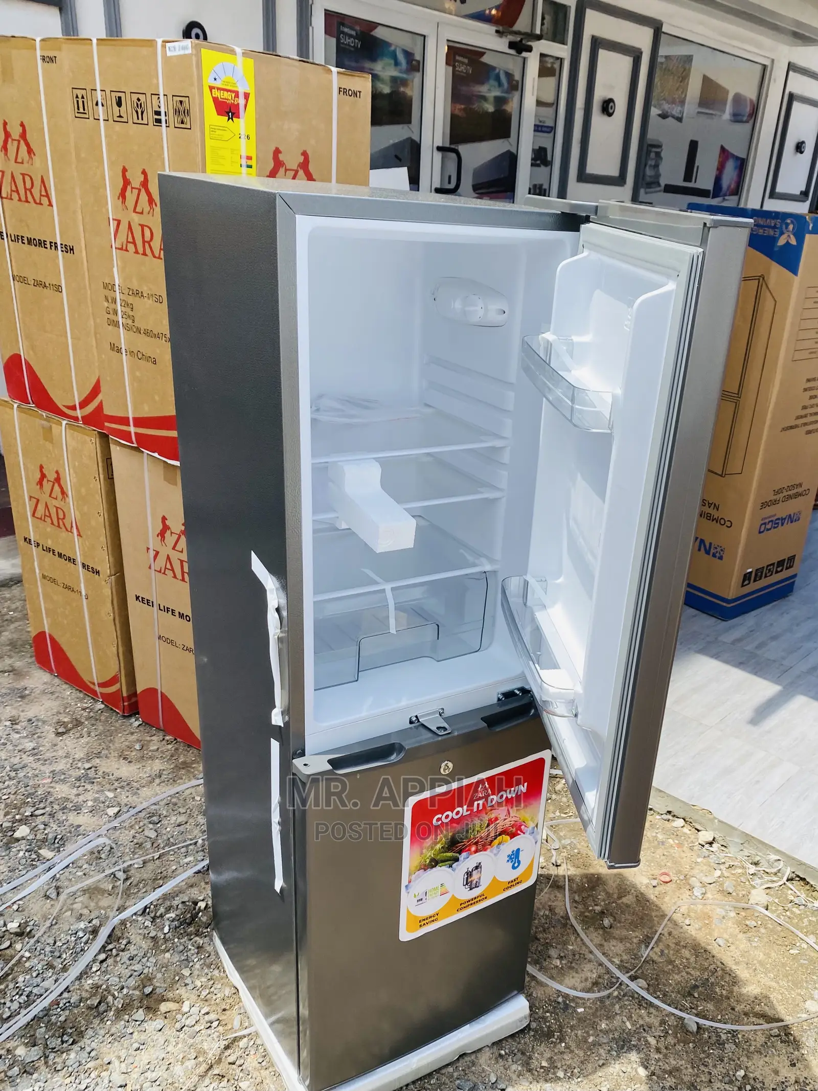 Get a Great Discount on Zara 2 Door Refrigerator(240bf)