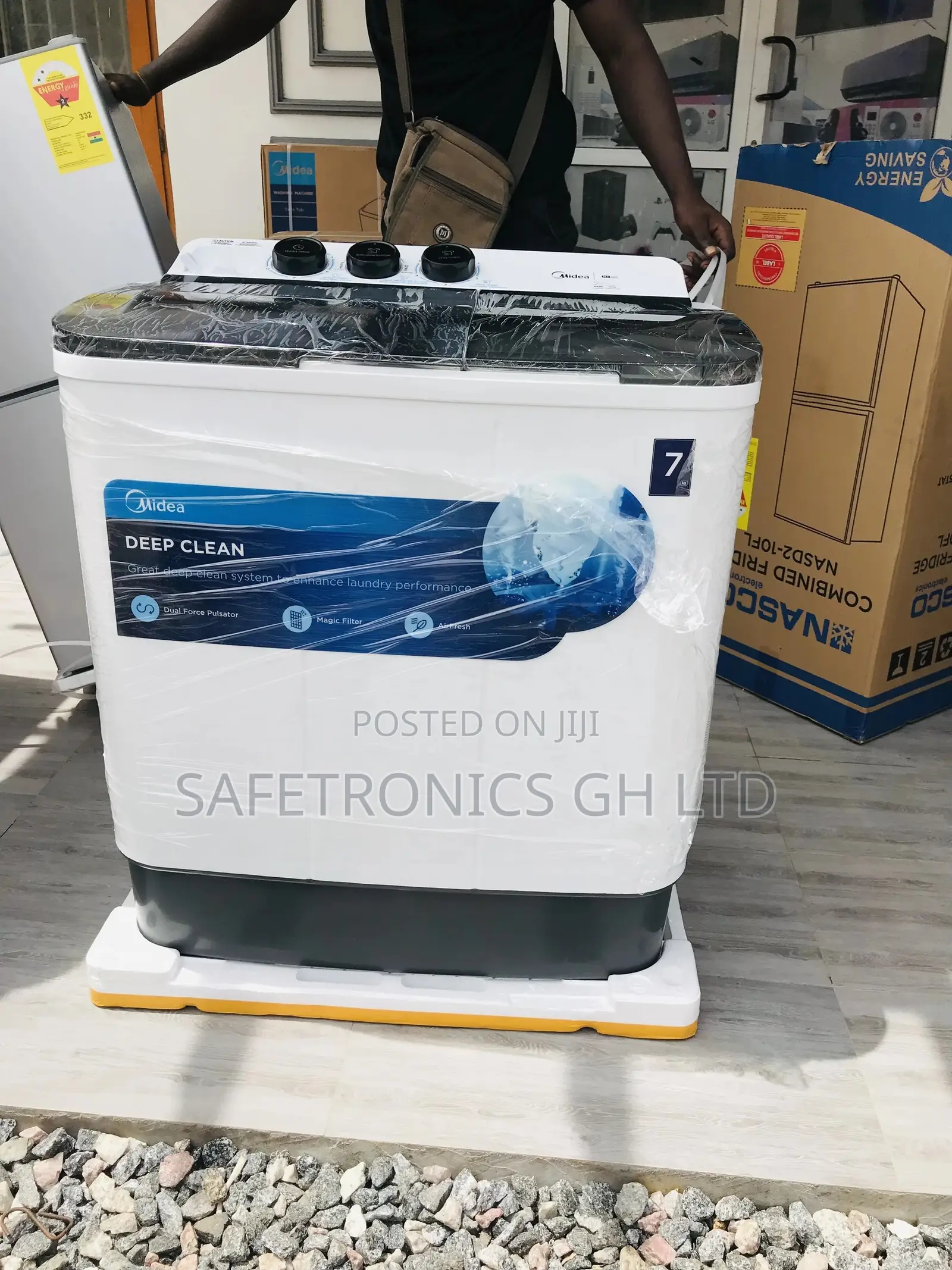 7kg Quality Washingmachine Midea Topload Twintub 