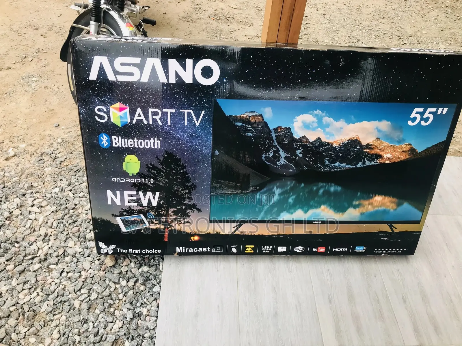 Smart UHD LED Glossy Asaon 55 Inches 