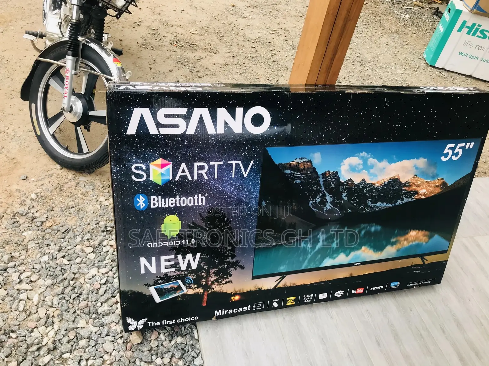 Smart UHD LED Glossy Asaon 55 Inches 
