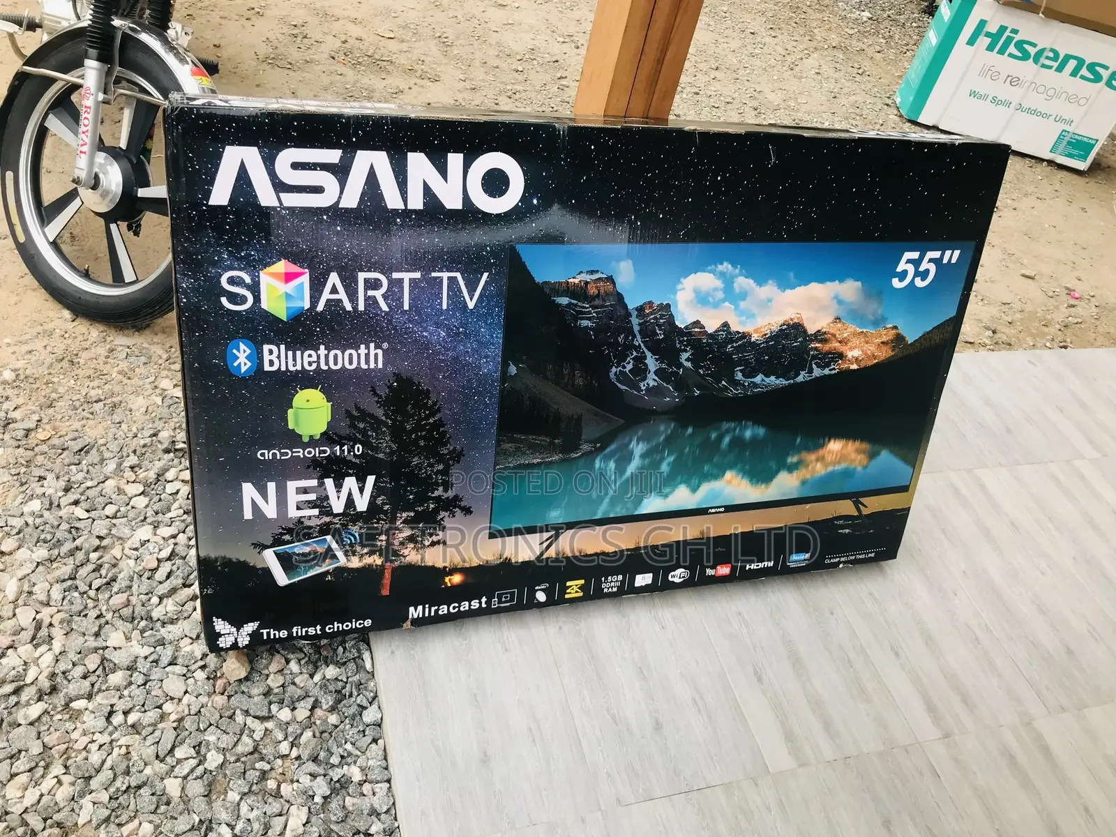 UHD Smart Asaon 55 Inches Unique Glossy Tv 