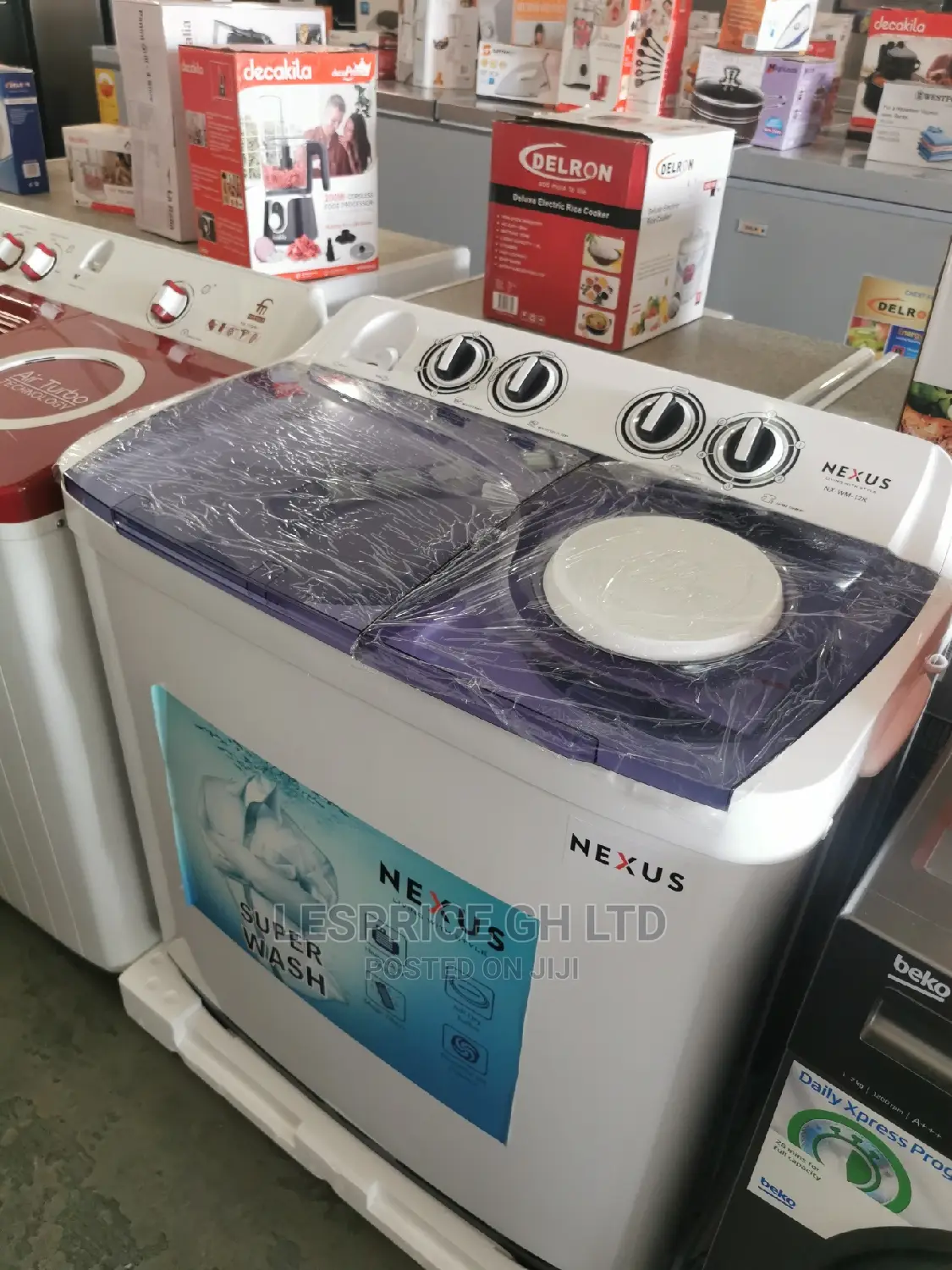 Nexus 12kg Semi Automatic Washing Machine