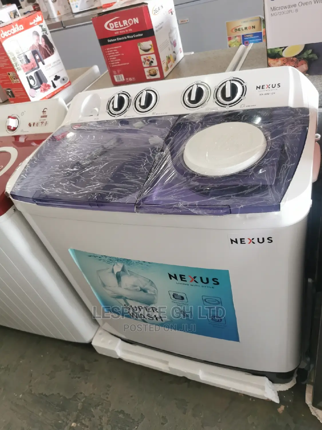 Nexus 12kg Semi Automatic Washing Machine
