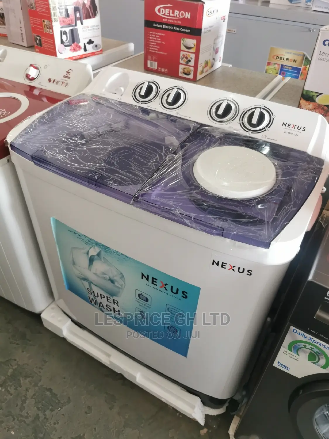 Nexus 12kg Semi Automatic Washing Machine