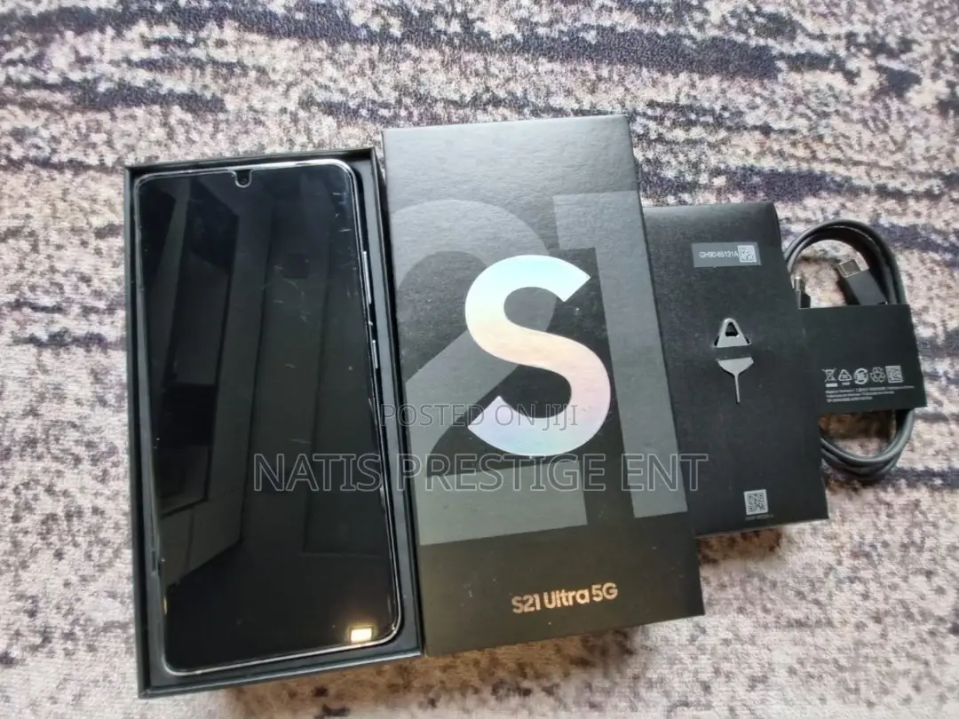 New Samsung Galaxy S21 Ultra 5G 256 GB Black