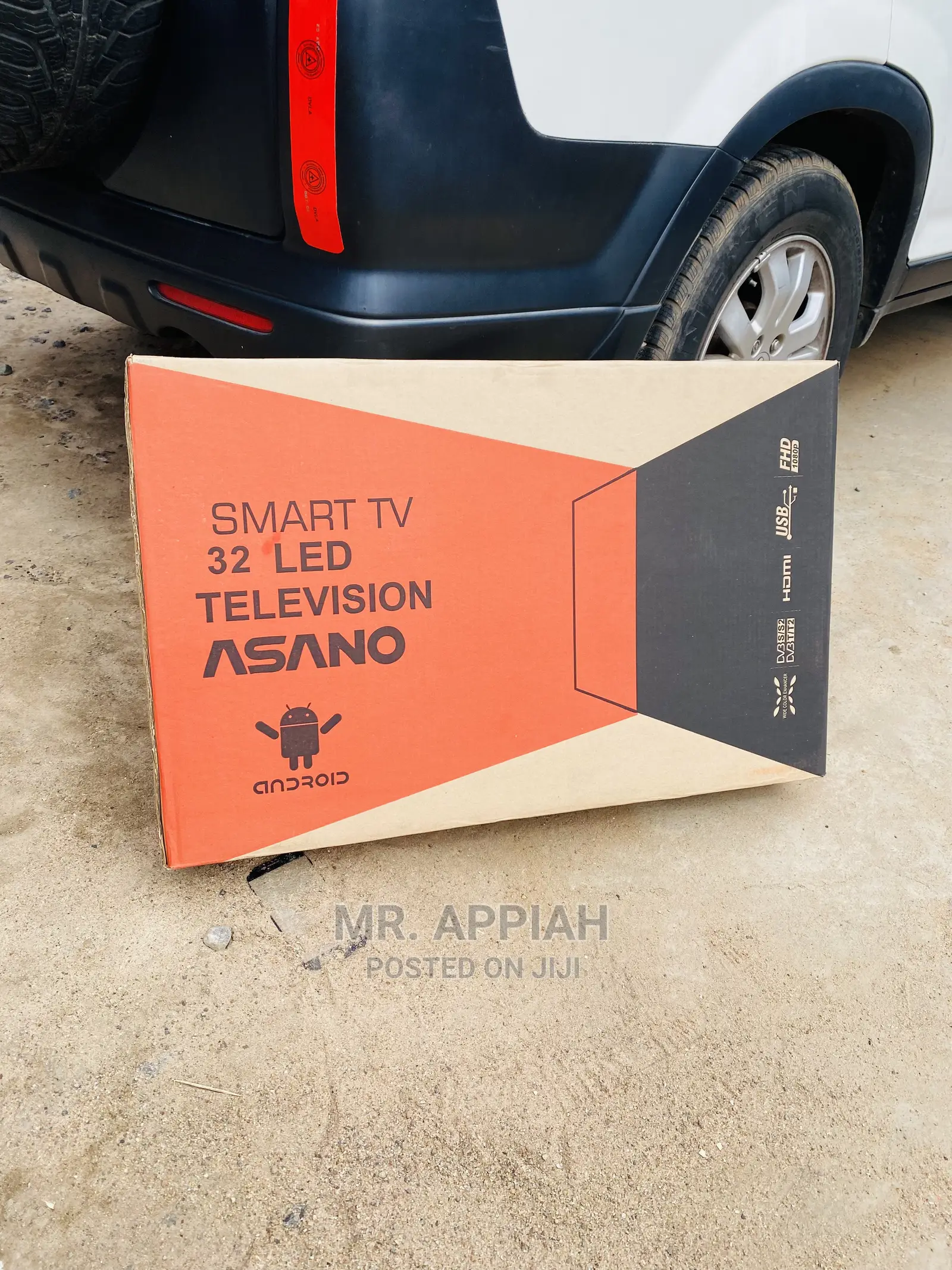 High Efficiency Asano Android Smart LED Tv(32 Inch)Black