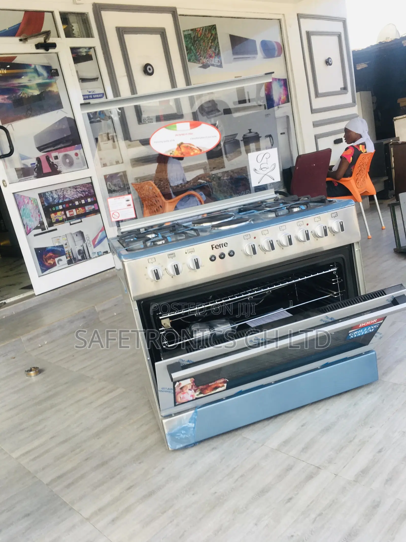 Neat Ferre 2 Electric 4 Gas 60x90 Burner Oven With Grill