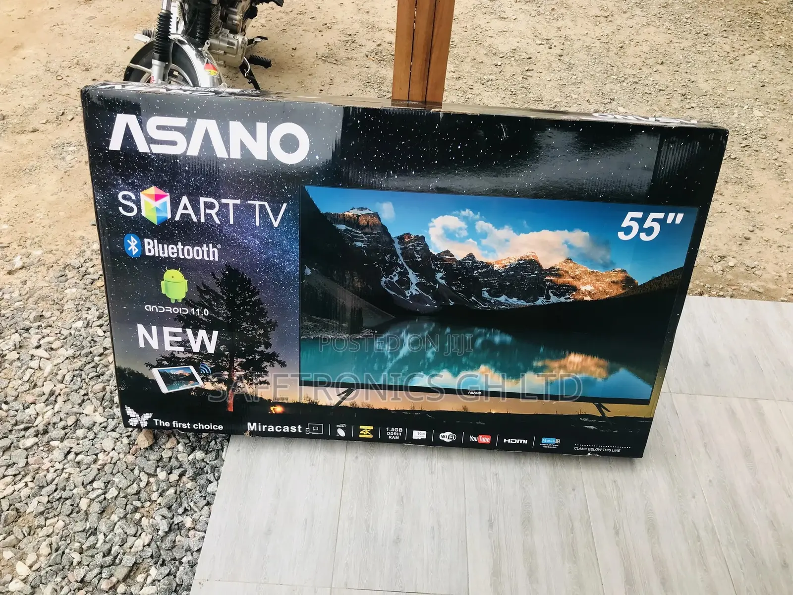 UHD Asaon Smart Wireless 55 Inches Glossy LED Tv 