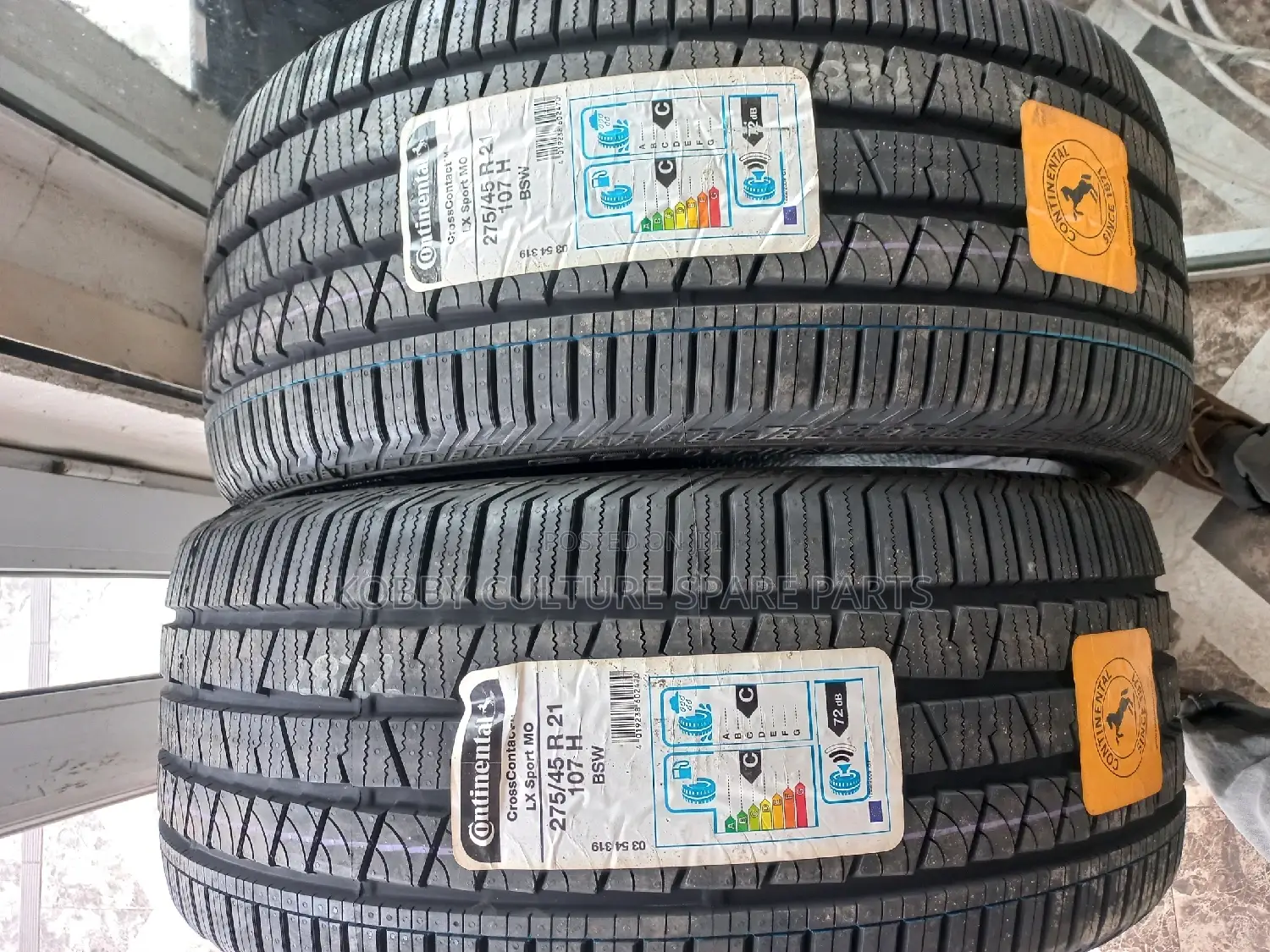 Continental 275/45r21 Tyres.