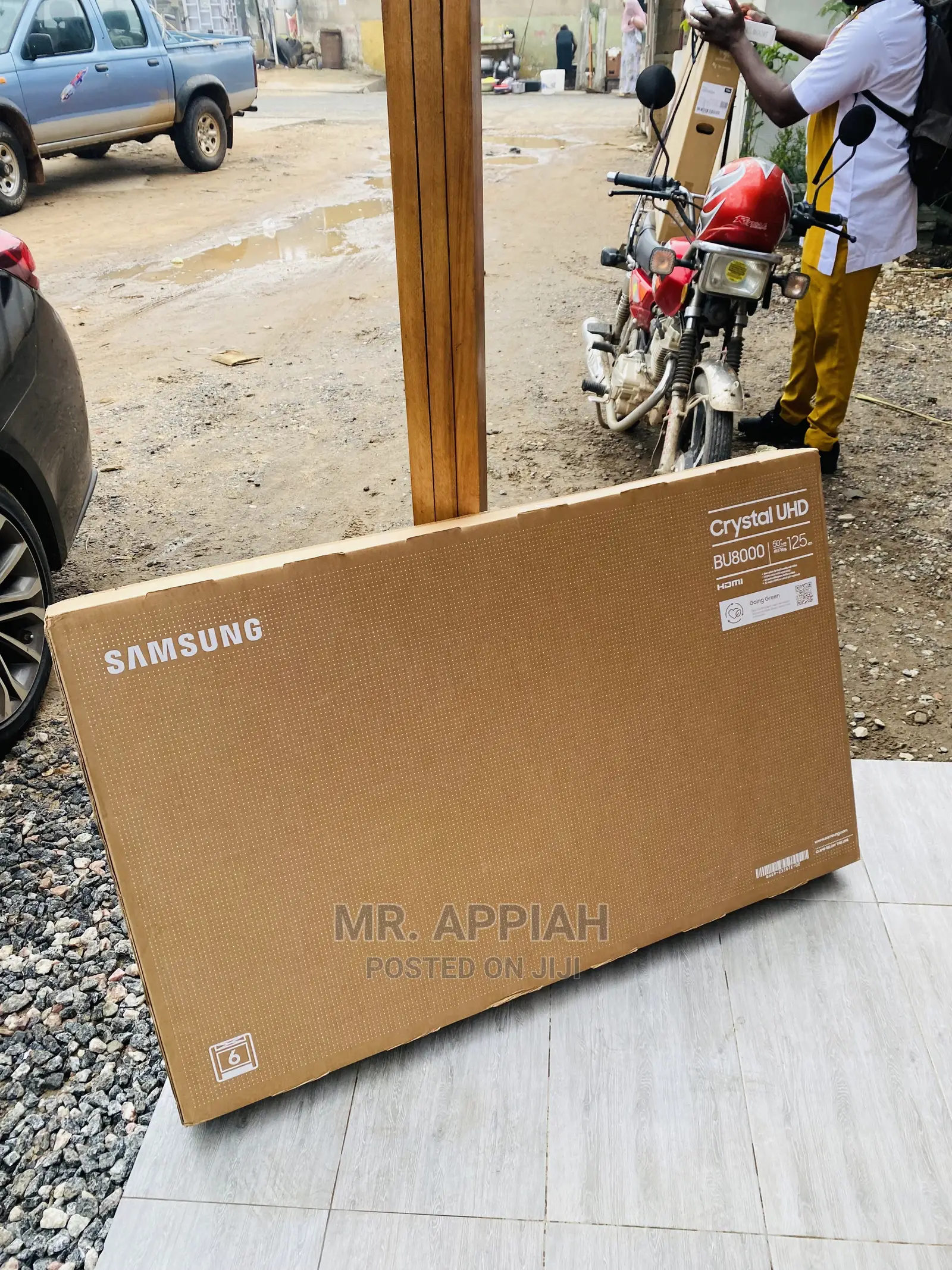 Effective Reliable Samsung 50” Smart Tv(50bu8000)Black,