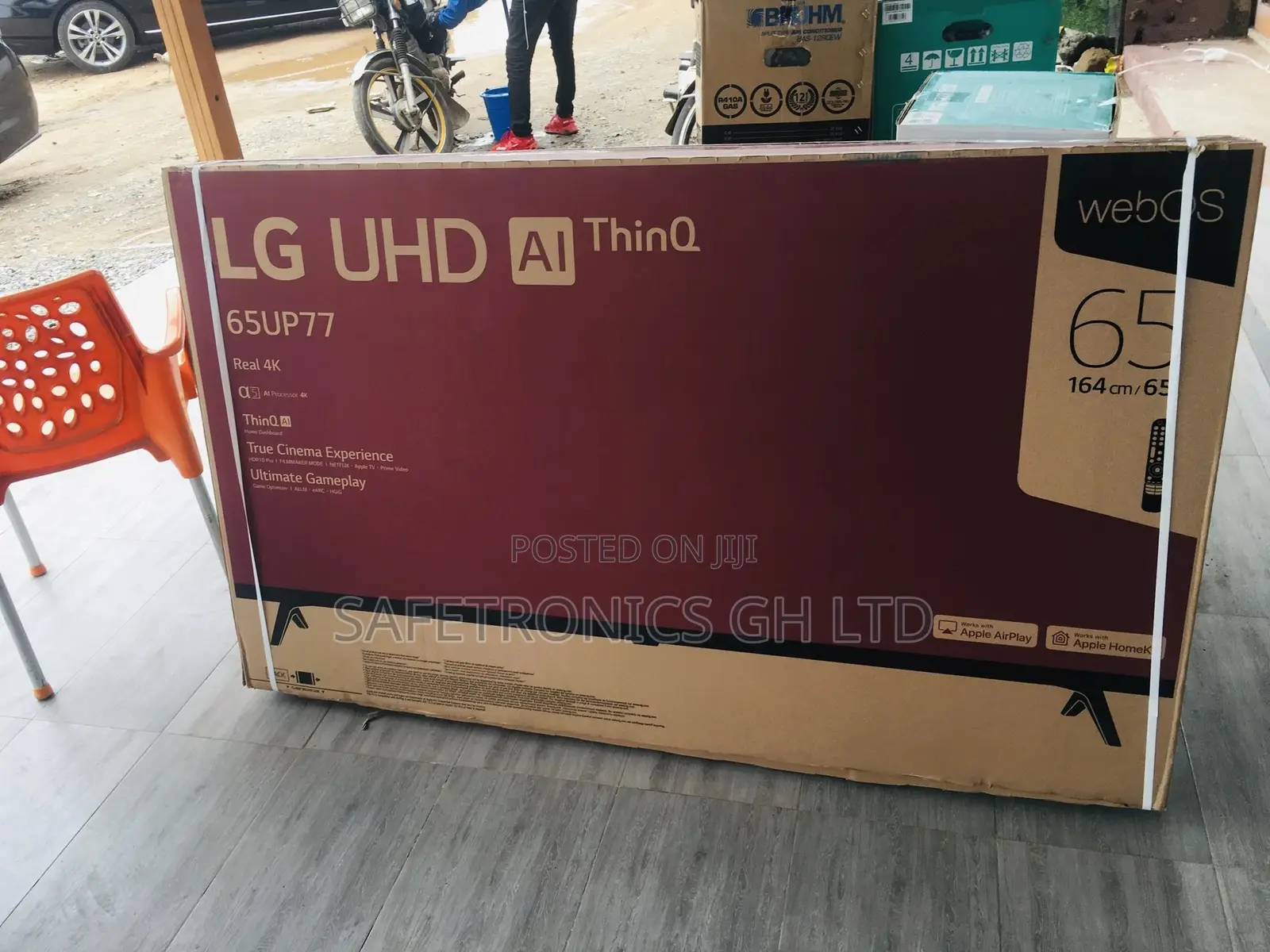 New UP77 65 Inches Glossy LED LG UHD Tv 