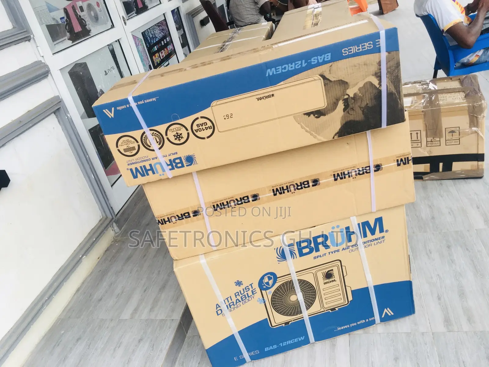 Bruhm R410 1.5hp Split Auto-Protection Airconditioner Gas