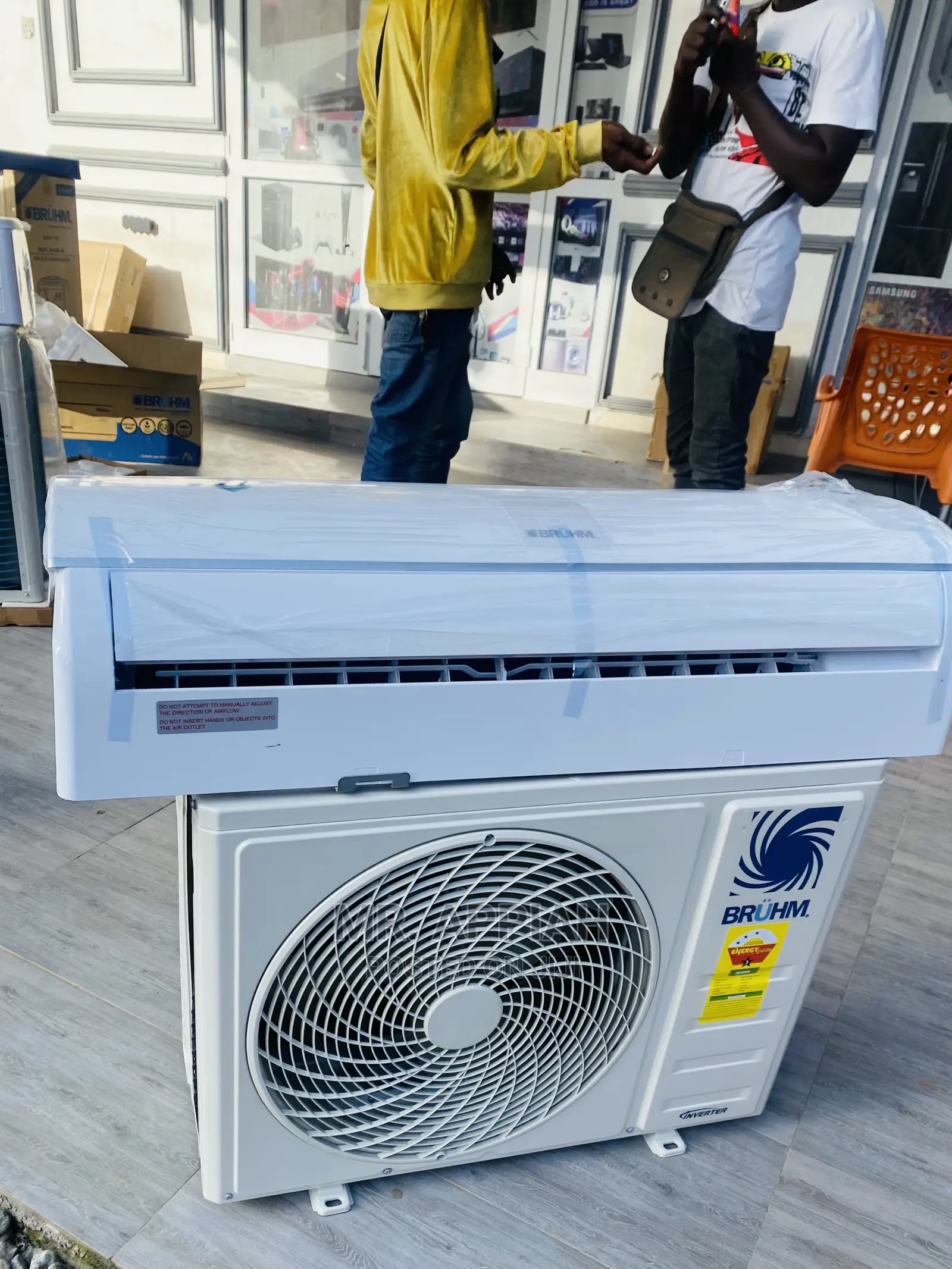 Quality Bruhm 1.5hp Air Conditioner + Copper Condenser,R410