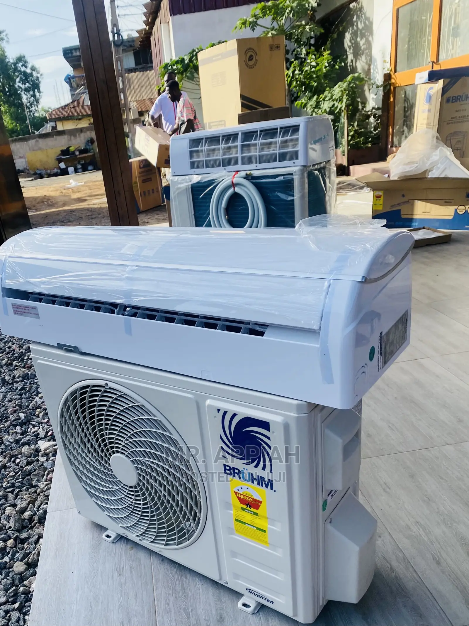 Low Noise Windy Air-Flow Bruhm Air Conditioner,1.5hp.