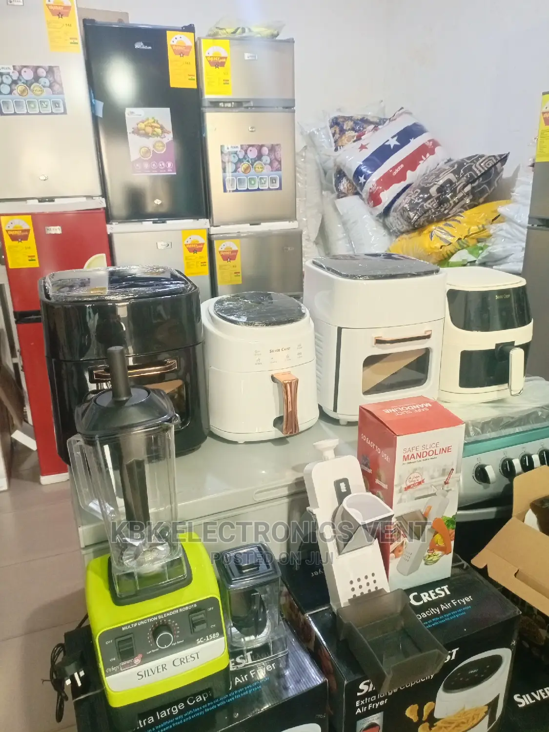 Air Fryer 8ltr White Golden Design