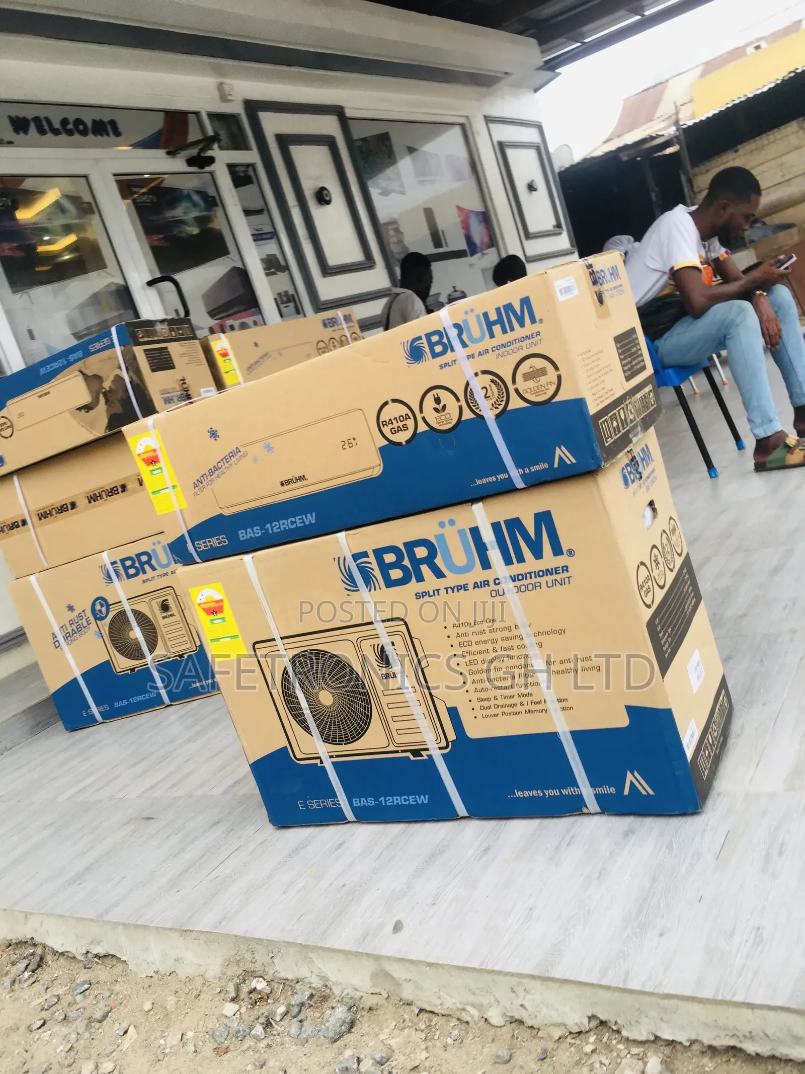 Best 1.5hp Split Airconditioner Bruhm R410 Gas