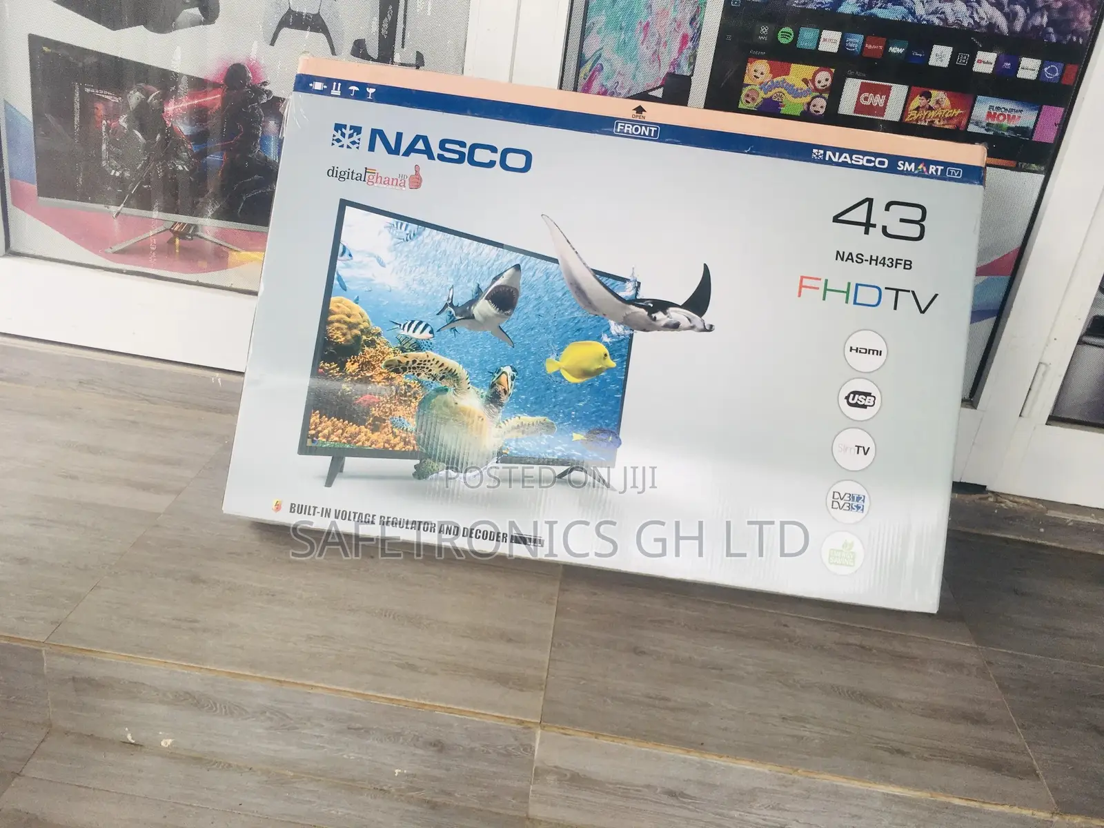 Get Great Offers on 43 Inches Glossy LED Nasco Tv 