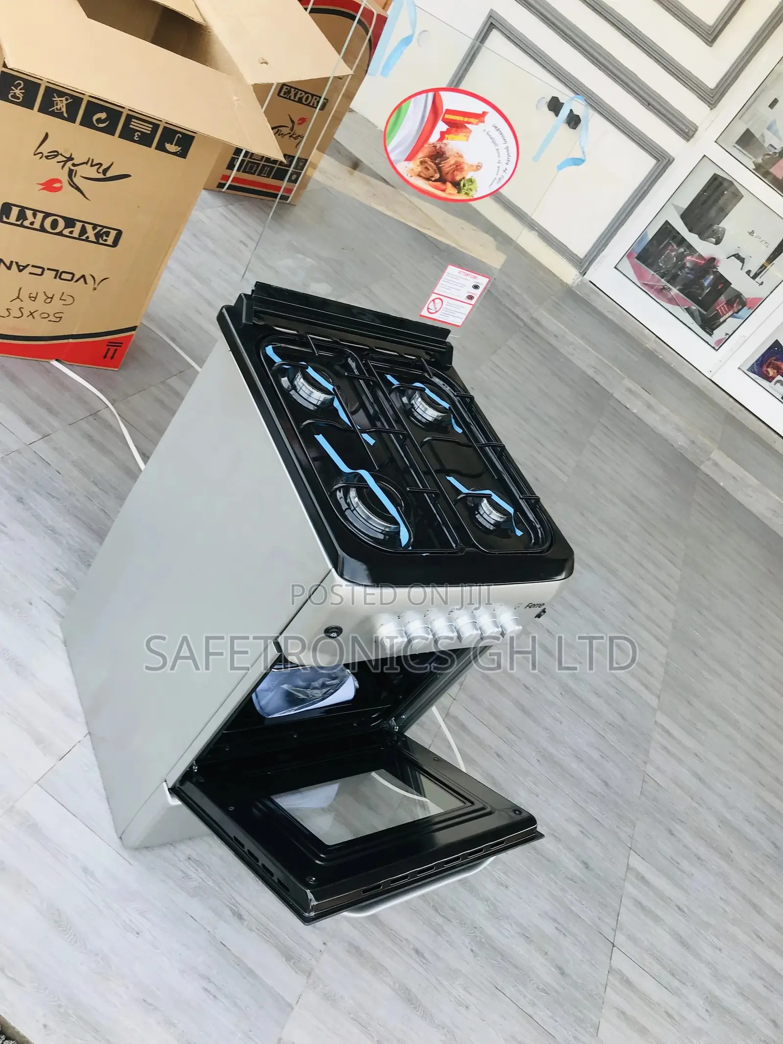 Quality Ferre Gas Cooker 4 Oven Grill 50x55