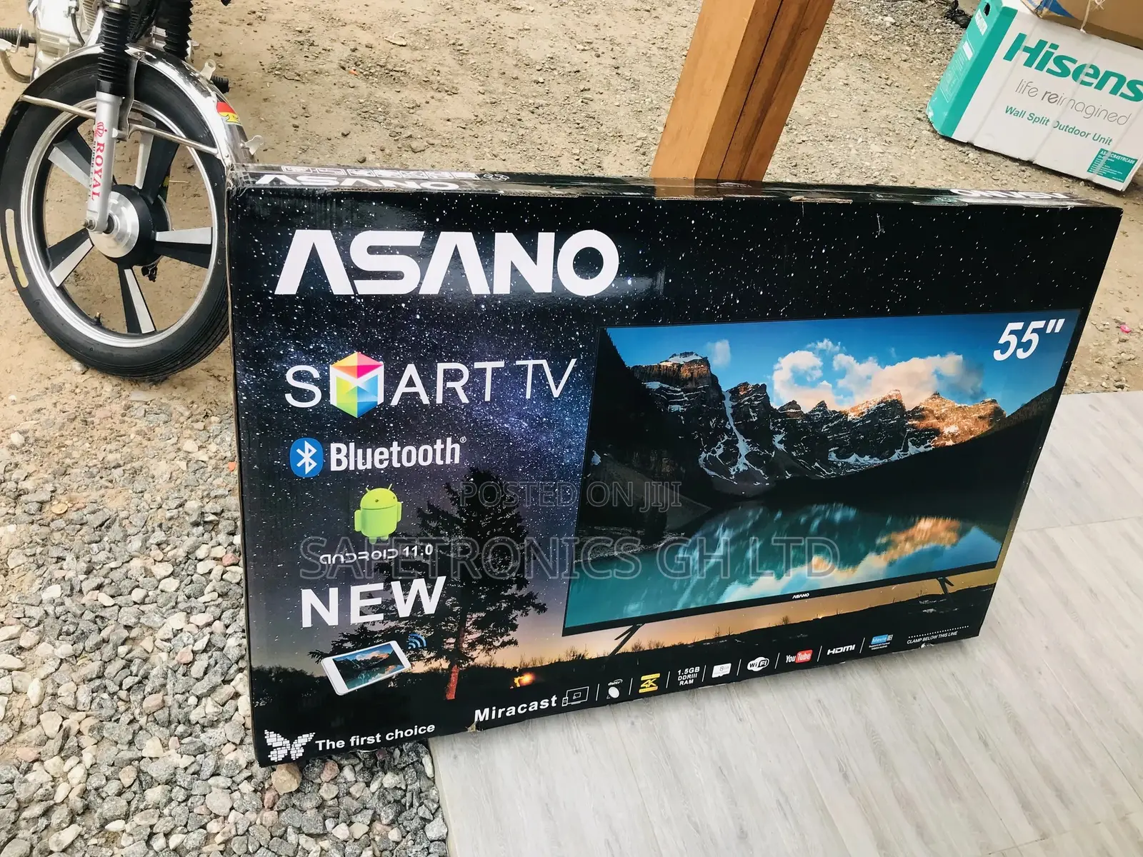 Durable 50 Inches LED Glossy Smart Satellite Digital Tv