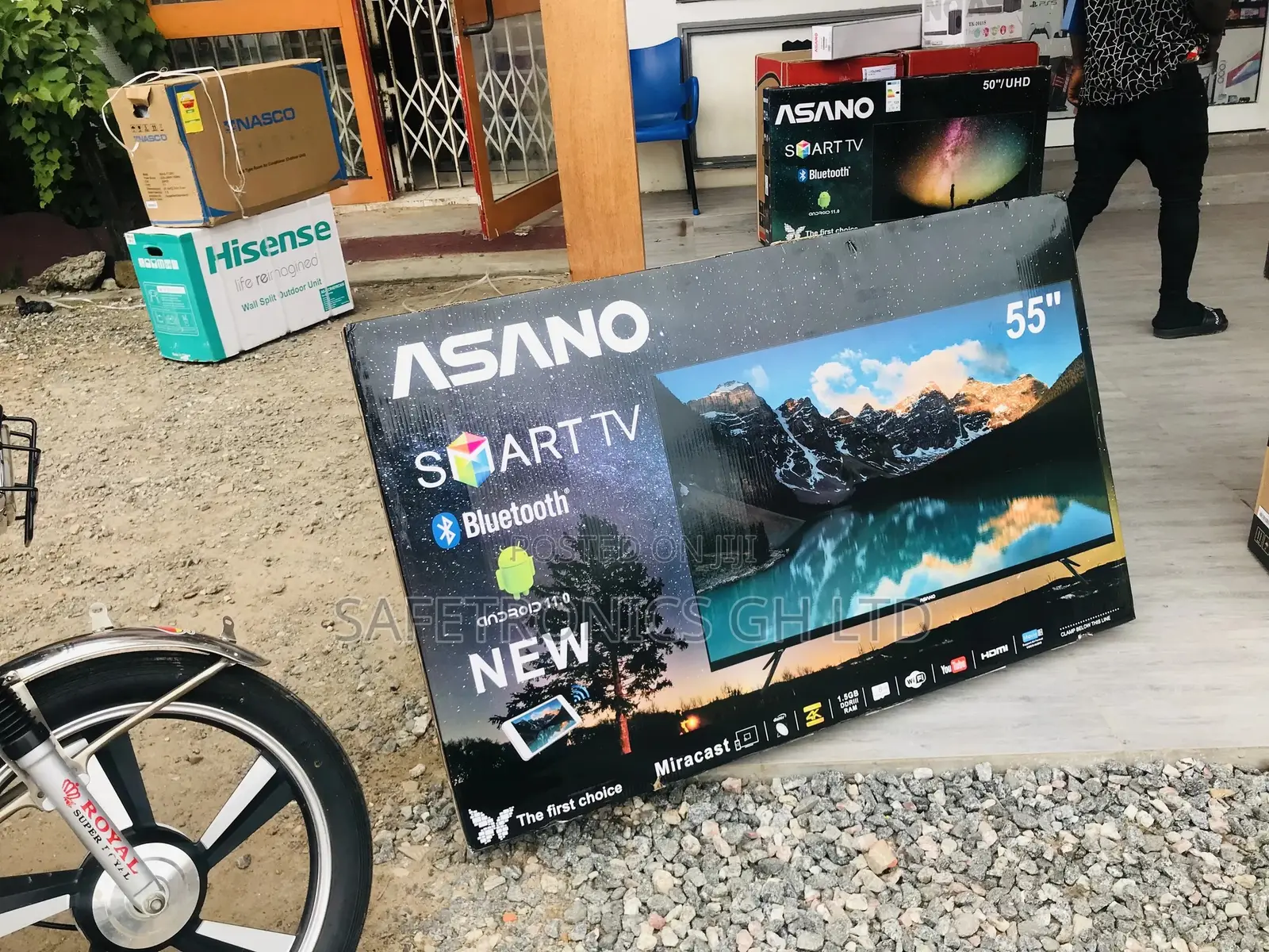 Durable 50 Inches LED Glossy Smart Satellite Digital Tv