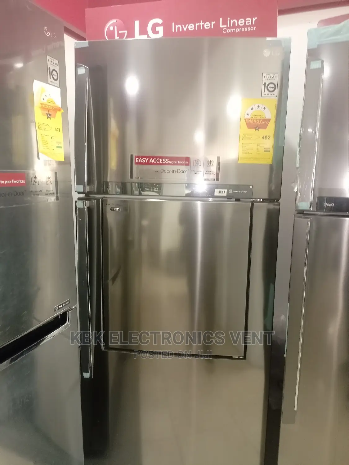 LG 520ltr(Gn-A782hlhu) Door in Door Refrigerator