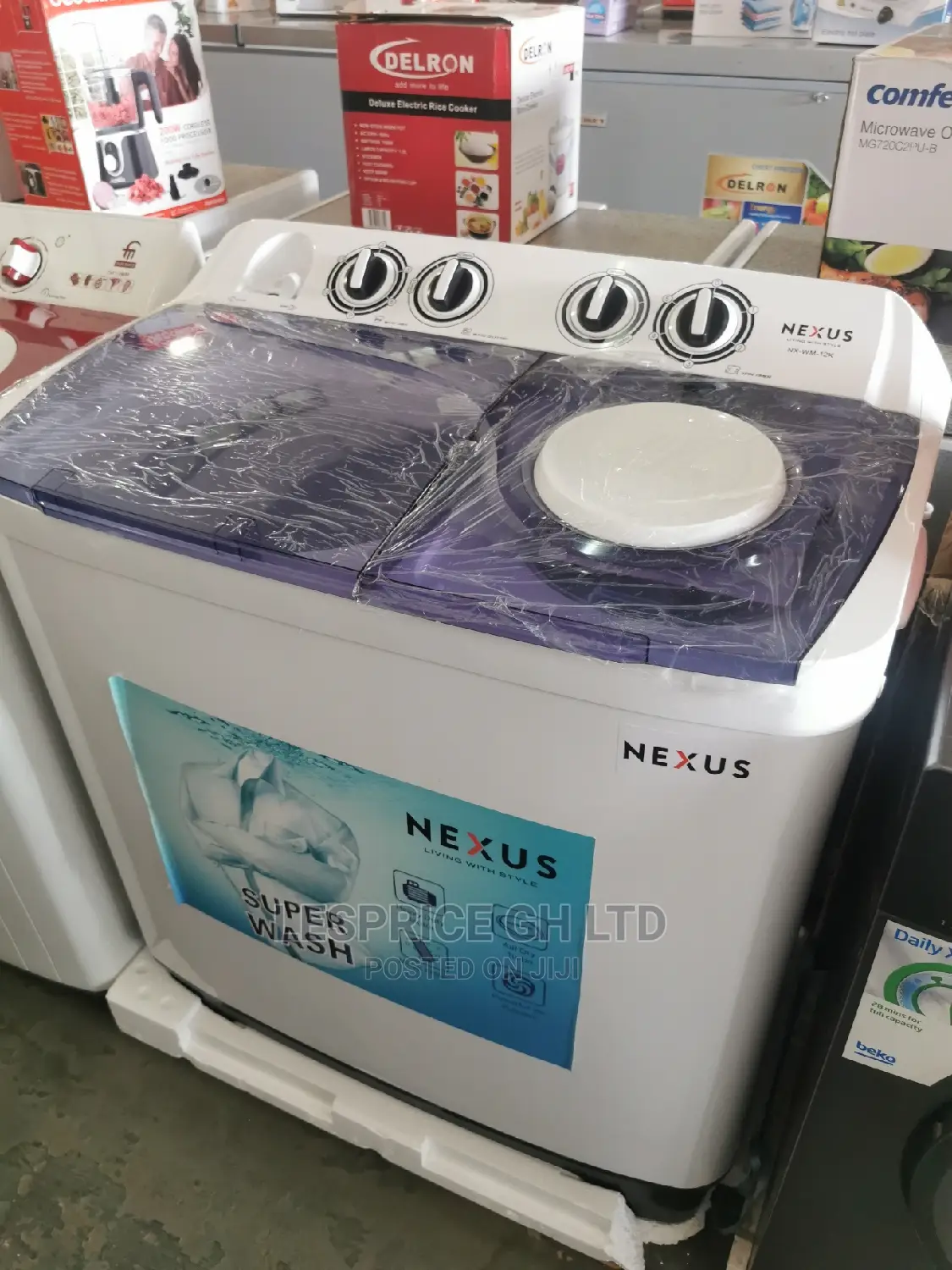 Cute Nexus 12kg Semi Automatic Washing Machine