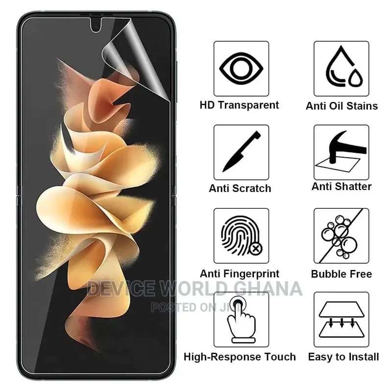 Hydrogel Nano Screen Protector for Samsung Z Flip 7 6 5 4 3