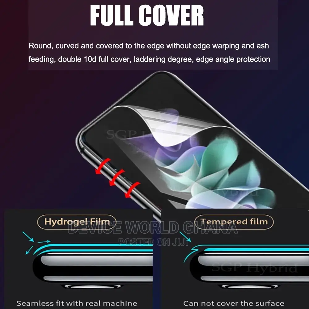 Hydrogel Nano Screen Protector for Samsung Z Flip 7 6 5 4 3