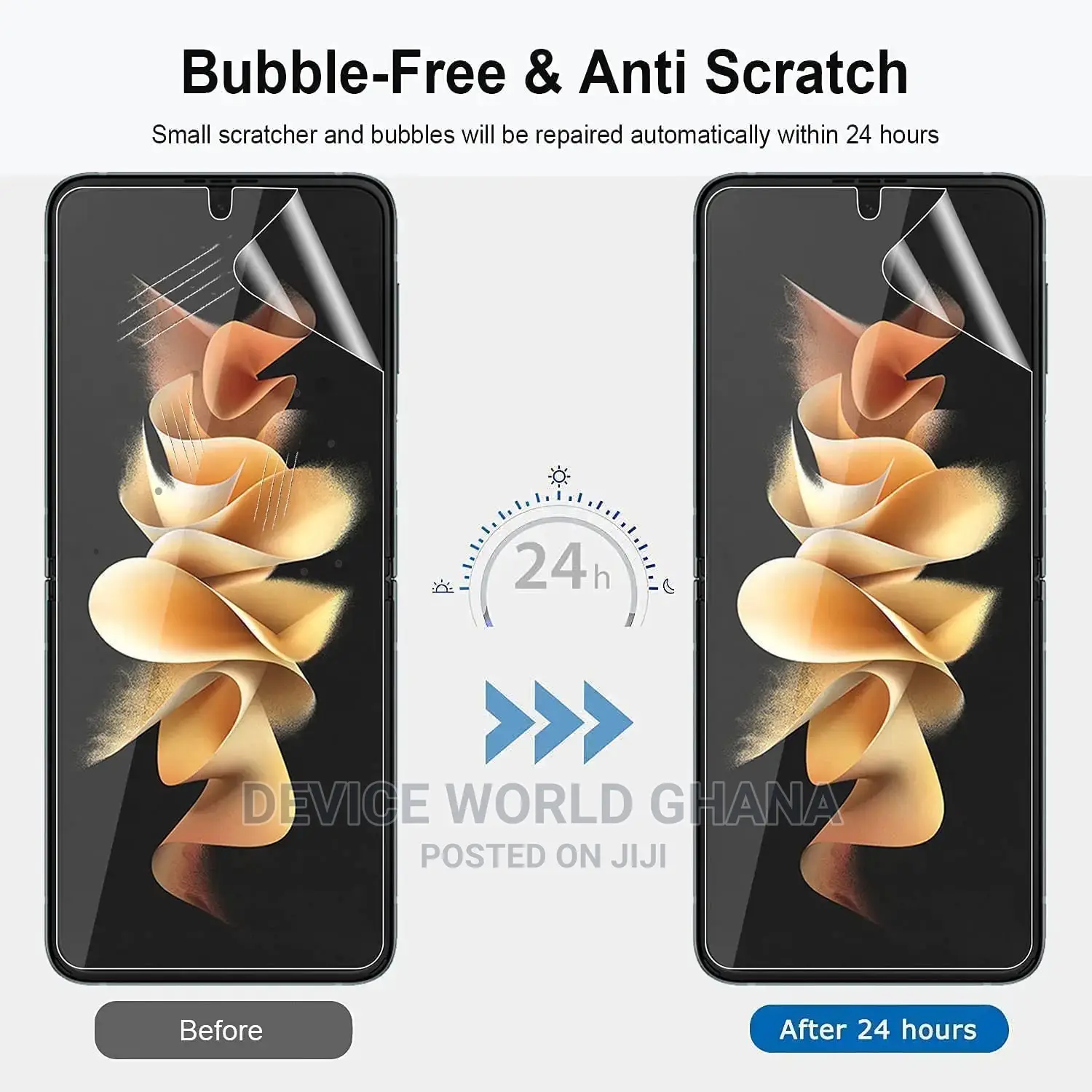 Hydrogel Nano Screen Protector for Samsung Z Flip 7 6 5 4 3